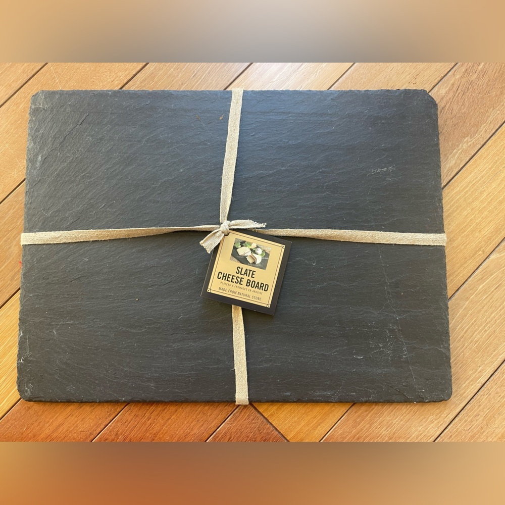 Brand New Williams Sonoma Slate Cheese Board